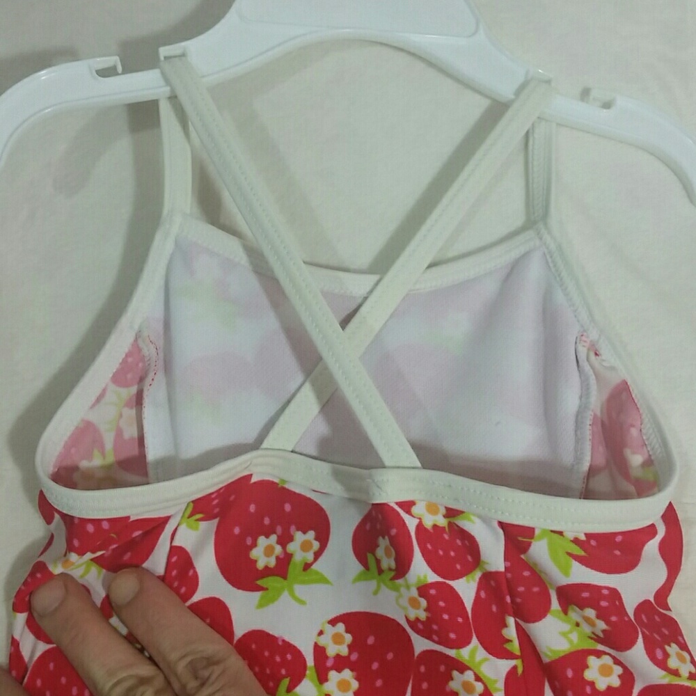 Penelope Mack Strawberry Ruffle One Piece - Picture 7 of 8